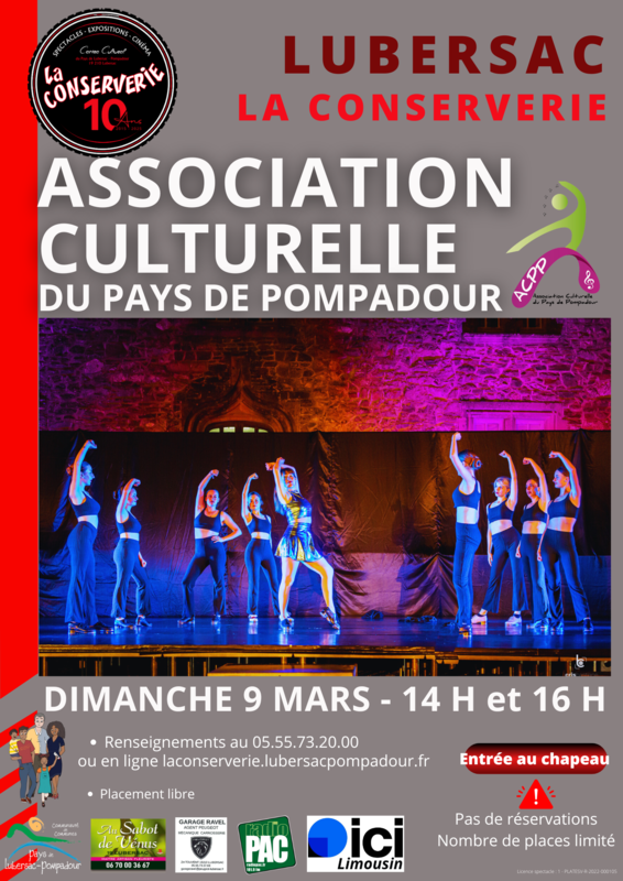 La Conserverie Spectacle de danse de l'ACPP