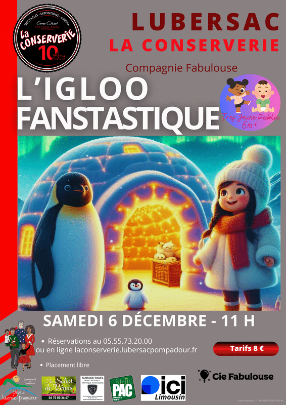 La Conserverie L'igloo fantastique (spectacle jeunesse)