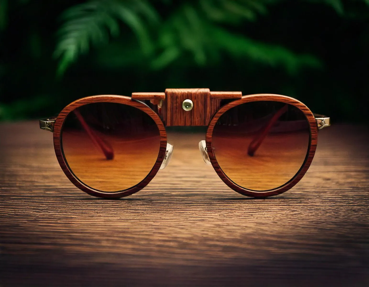 lunettes en bois