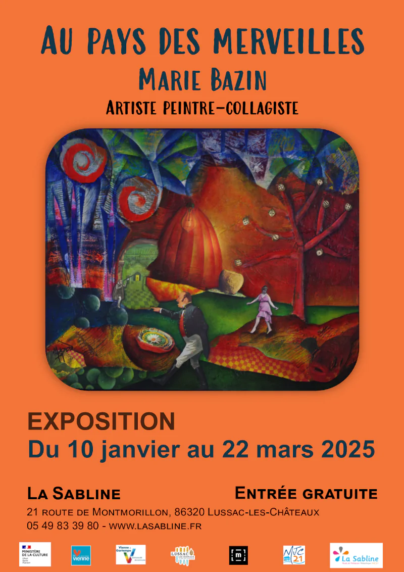 Exposition "Au pays des merveilles" MArie Bazin