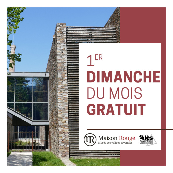 1er dimanche gratuit Maison Rouge musée des vallées cévenoles Saint-Jean-du-Gard