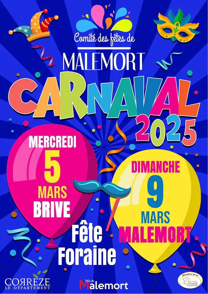 Carnaval de Malemort 2025 portes ouvertes