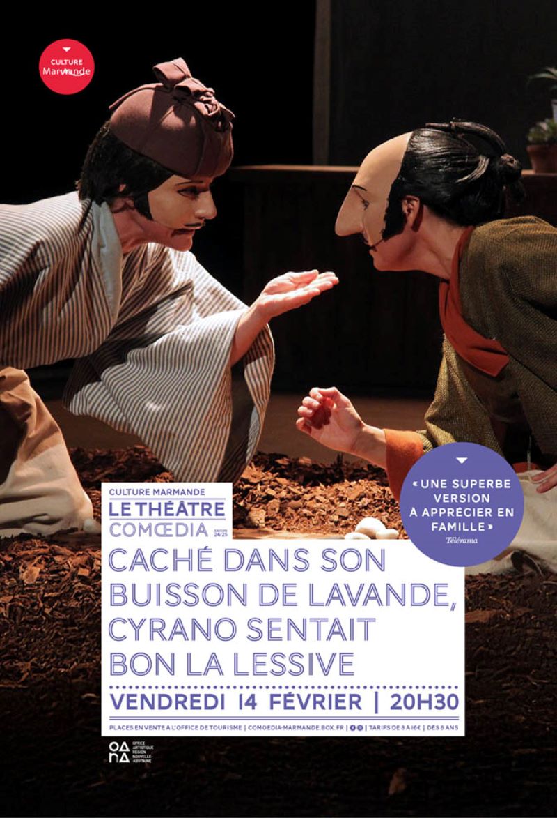 Théâtre "Caché dans son buisson de lavande