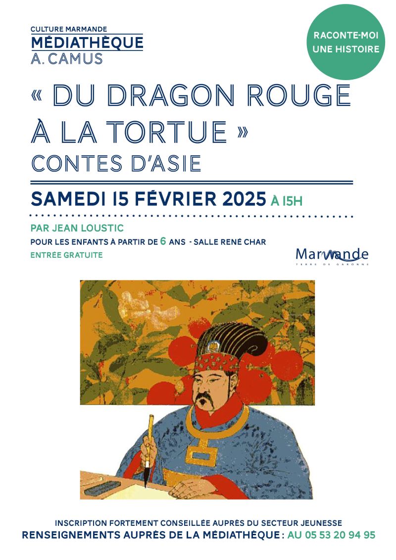 Raconte-moi une histoire Contes d'Asie "Du Dragon Rouge à la Tortue"