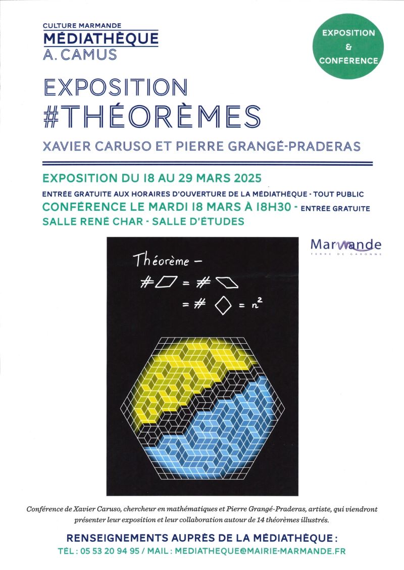 Conférence sur l'Exposition # Théorèmes Xavier Caruso et Pierre Grangé-Praderas