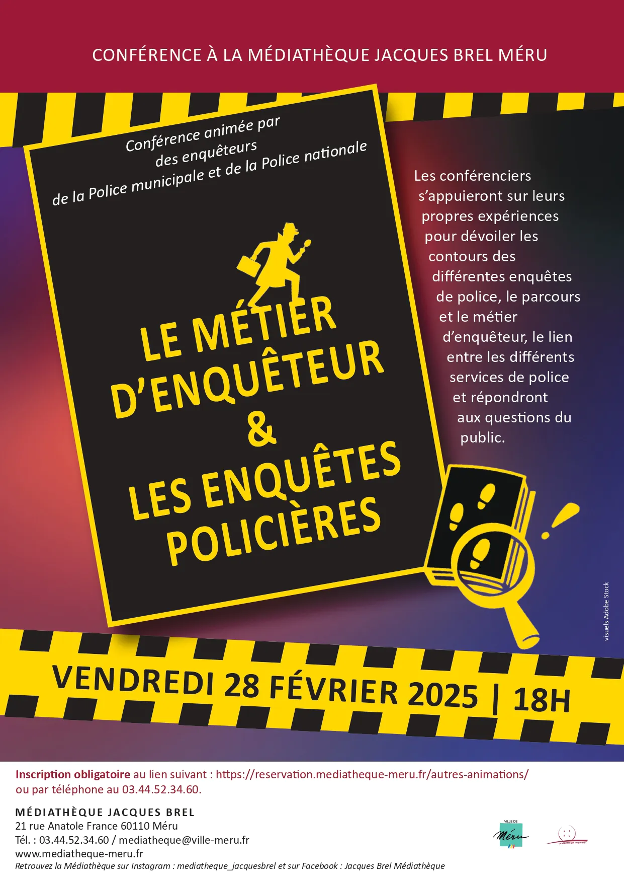 Conférence sur le métier d'enquêteur