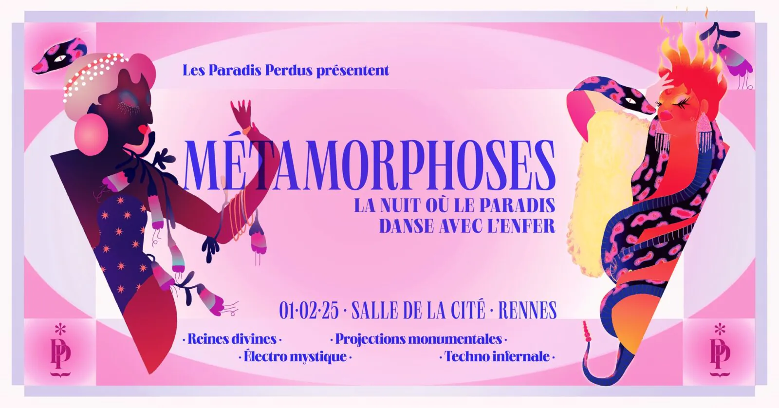 Que faire à Rennes ce weekend 
Idées de sortie
métamorphoses paradis perdus