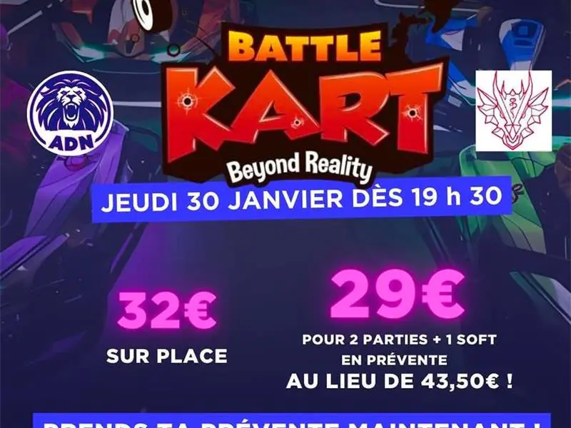 ÉVÈNEMENT SOIRÉE BATTLEKART