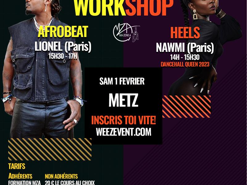 STAGE WORKSHOP AFROBEAT X HEELS