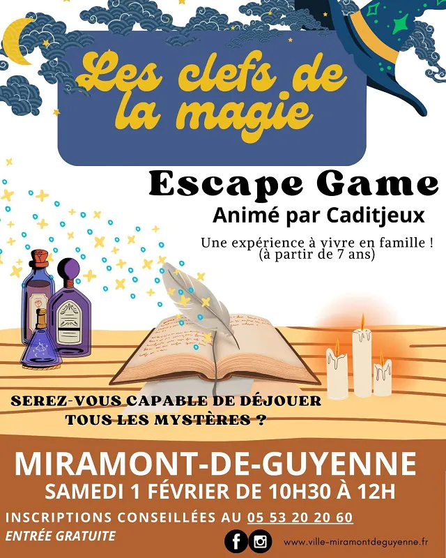 Escape game Les clefs de la magie