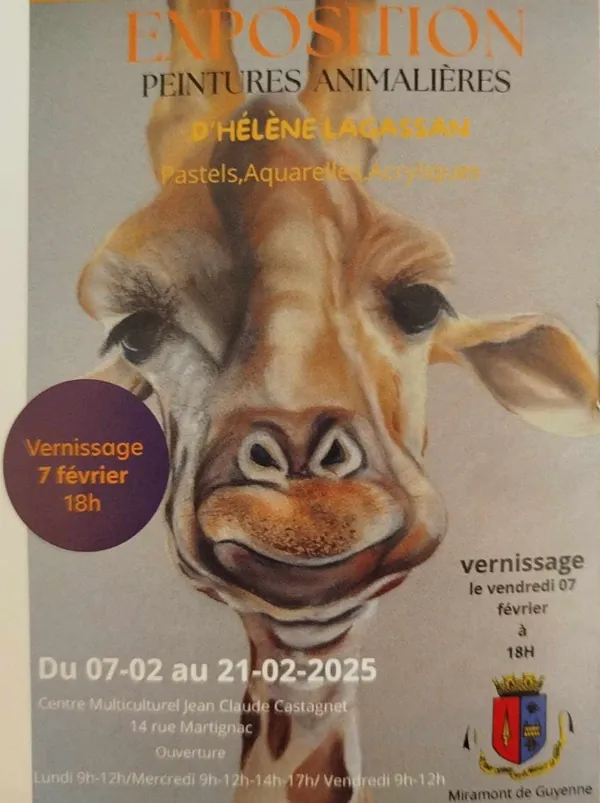 Vernissage de l'exposition Peintures animalières