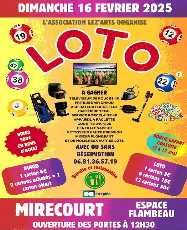 LOTO DES LEZ'ARTS