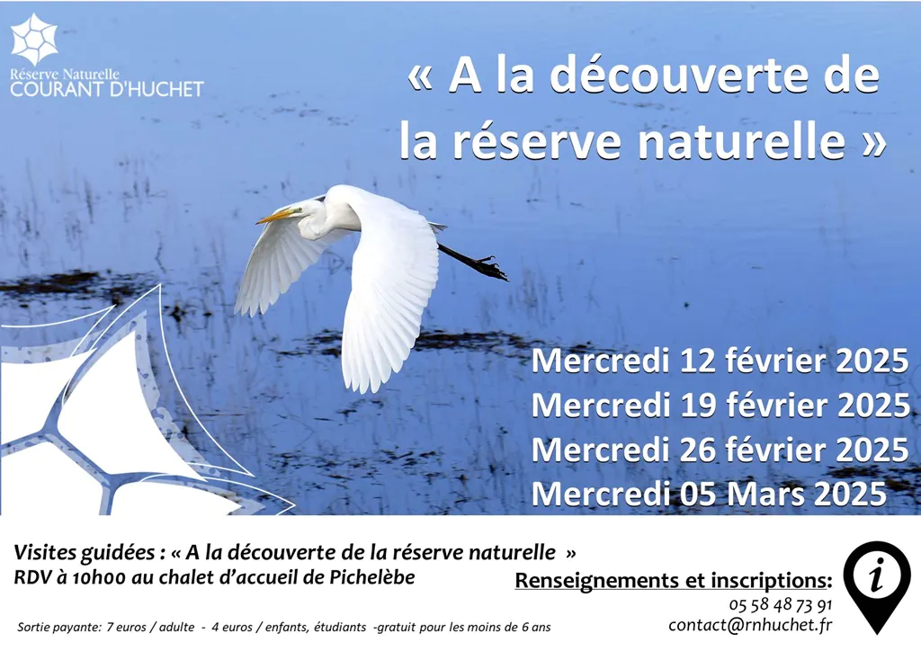 Partez à la découverte de la Réserve Naturelle du Courant d'Huchet