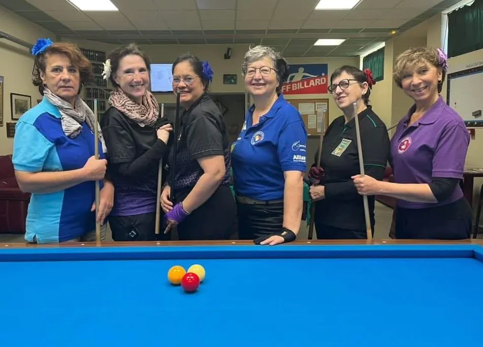 Portes ouvertes pour les dames au Billard Club Montois