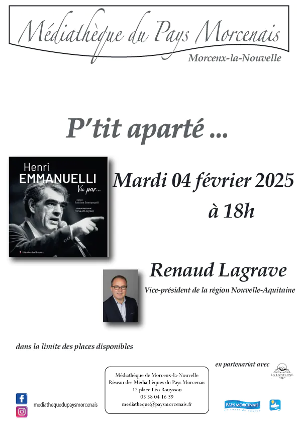 P'tit aparté Henri Emannuelli vu par Renaud Lagrave