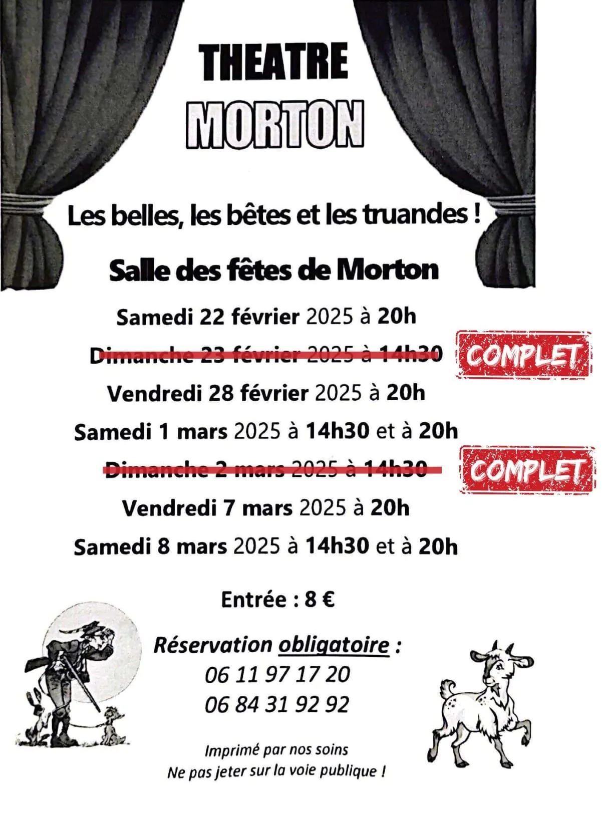 Théâtre sur Morton "Les belles