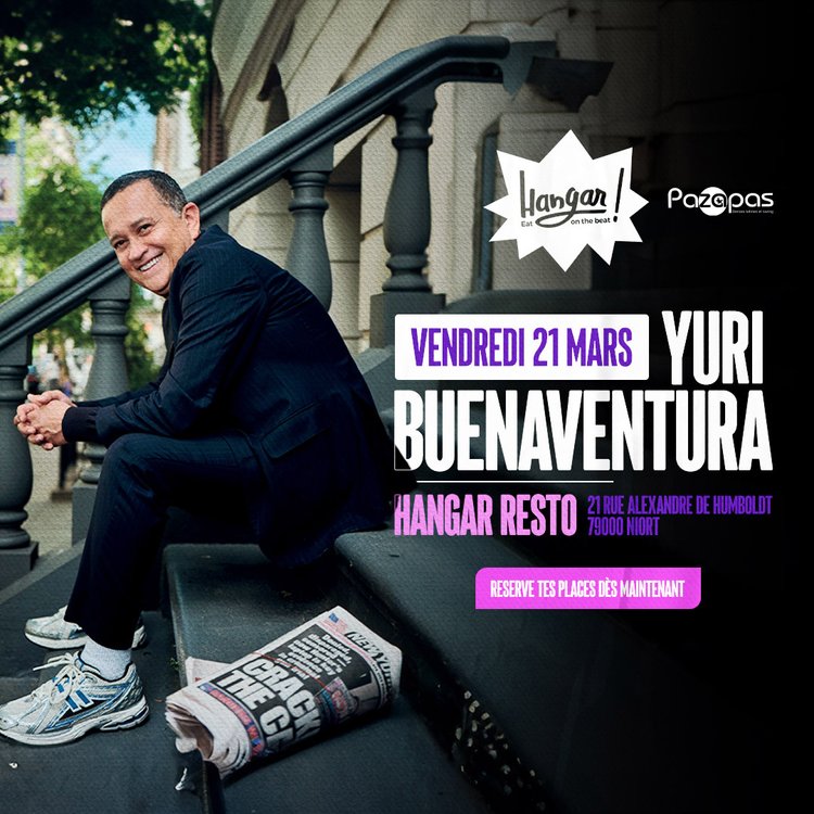 Concert Yuri Buenaventura au Hangar à Niort