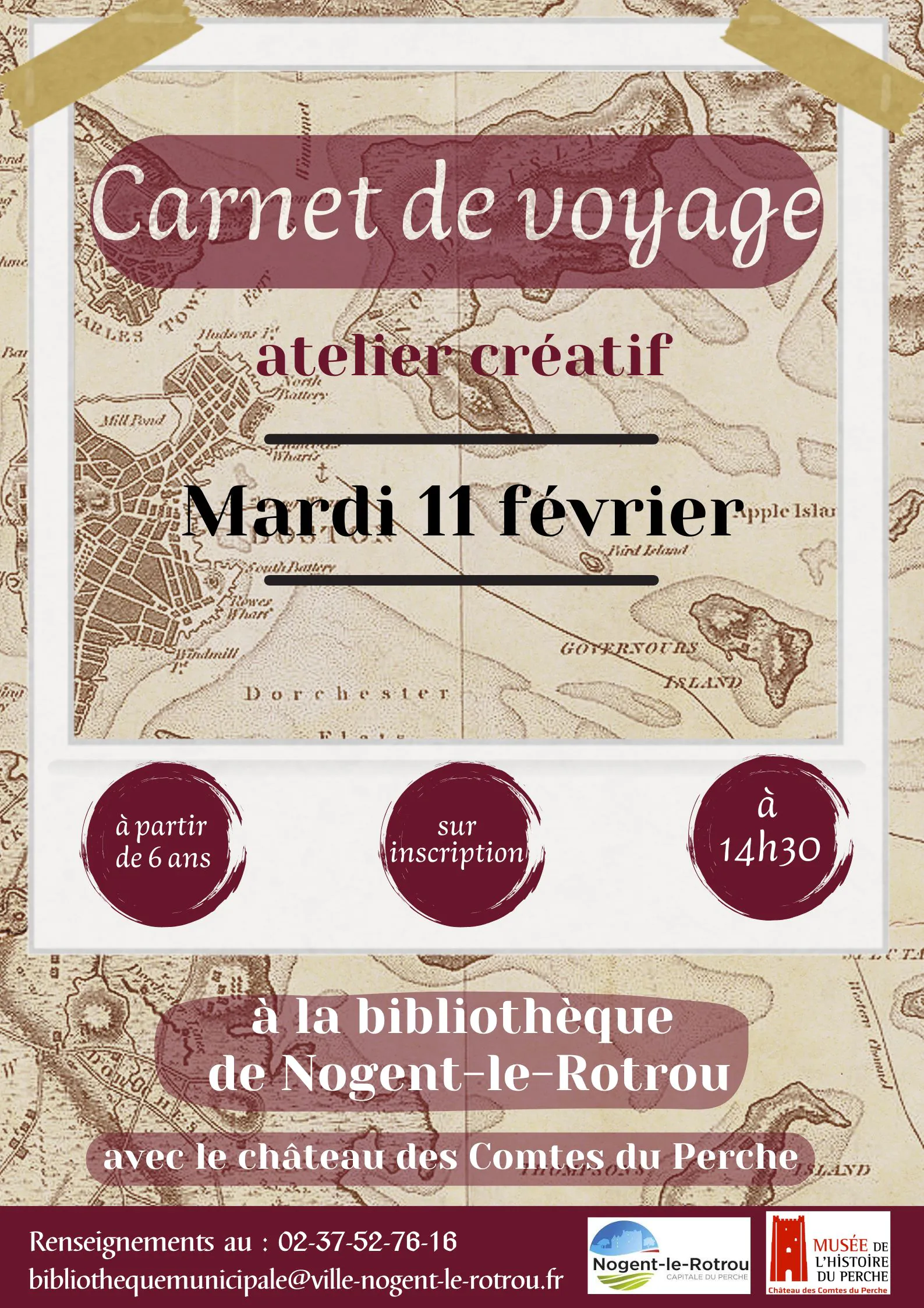 Atelier créatif "Carnet de Voyage"