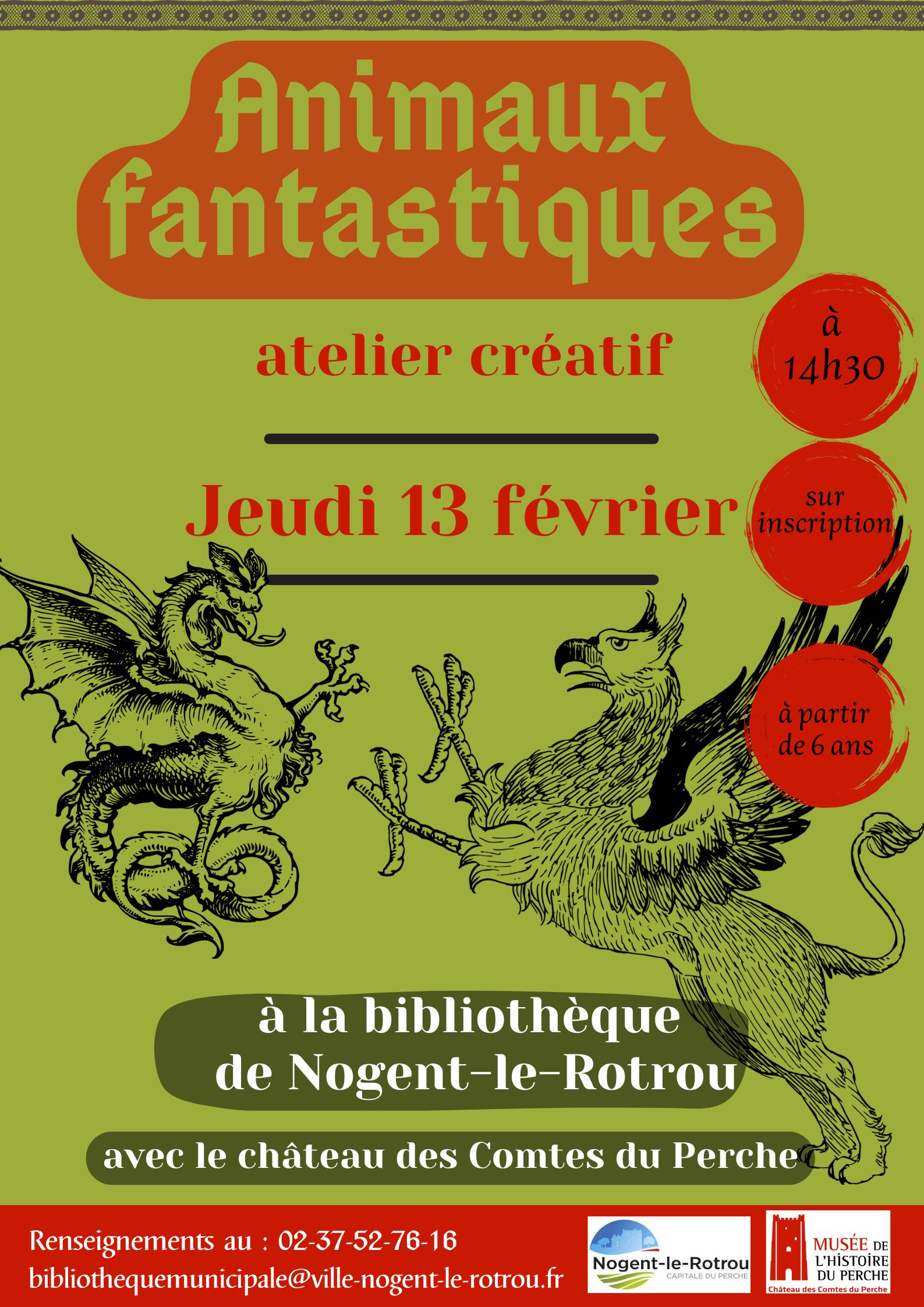 Atelier créatif "Animaux fantastiques"