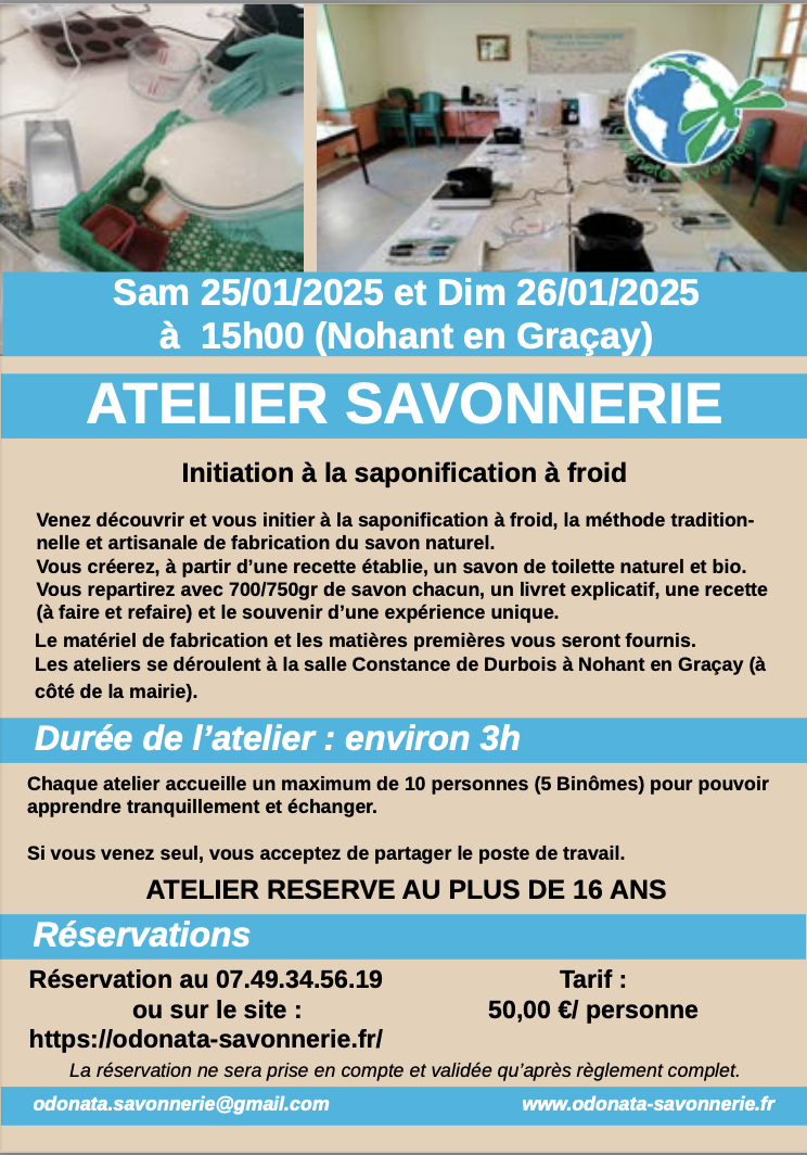 Atelier savonnerie