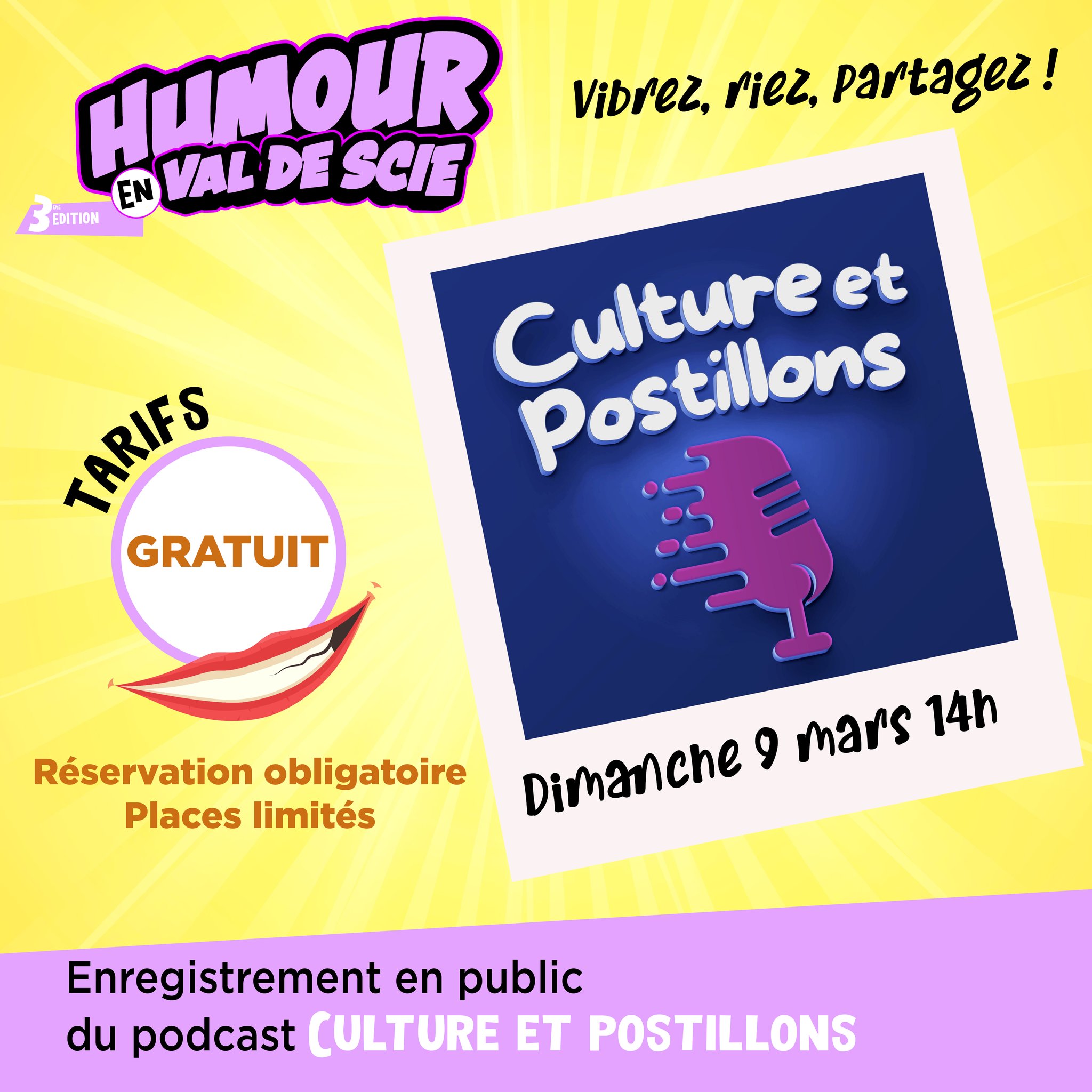 Humour en Val de Scie Culture et postillons