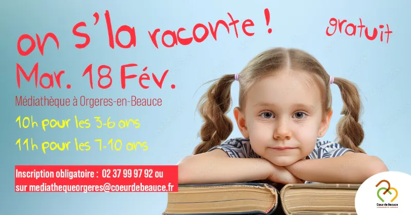 Lectures pour enfants 'On s'la raconte !"