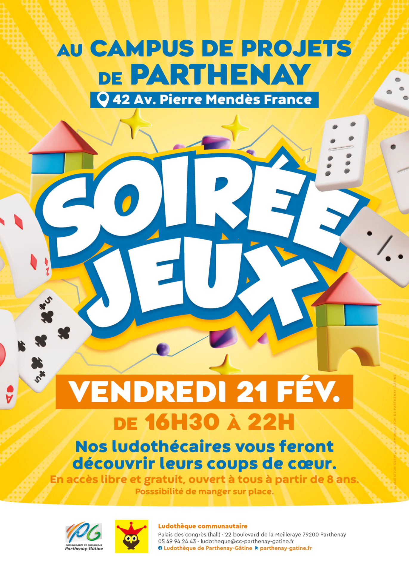 Soirée jeux avec la ludothèque