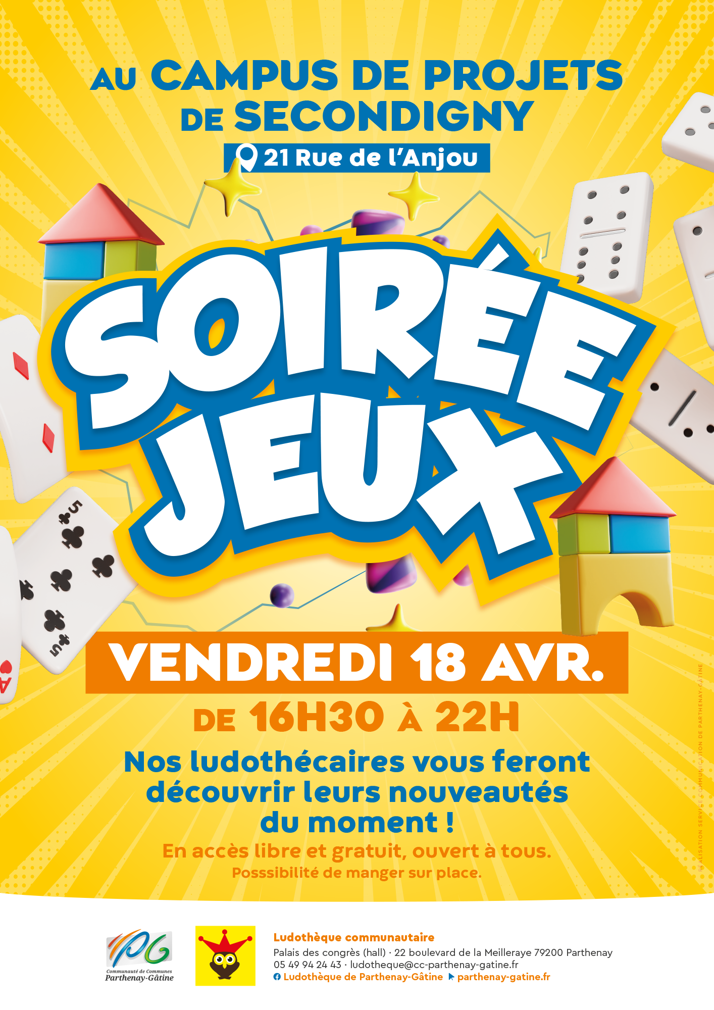 Soirée jeux avec la ludothèque