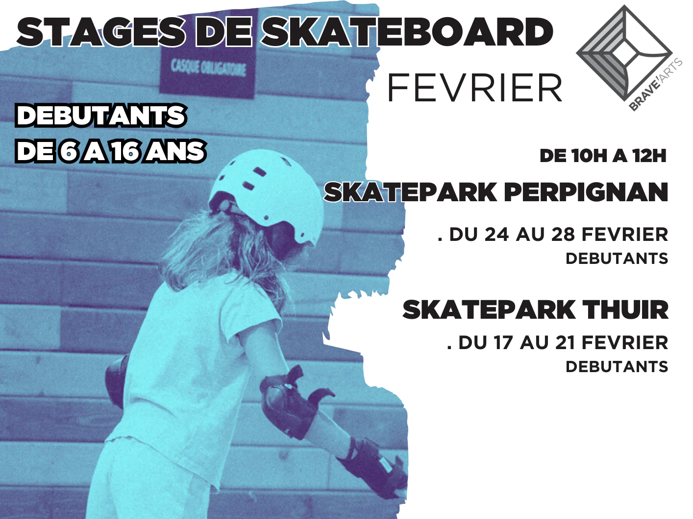 STAGE SKATEBOARD DÉBUTANTS