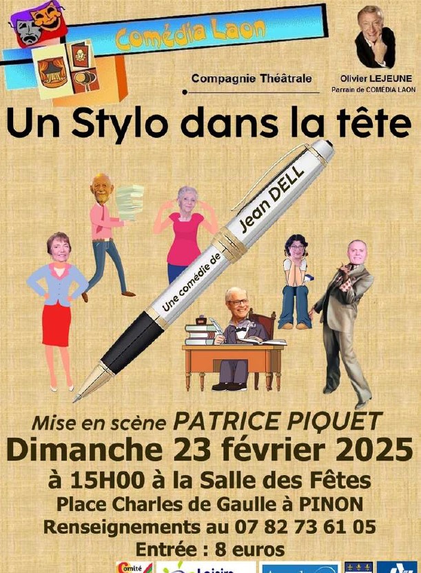 Théâtre Un stylo dans la tête