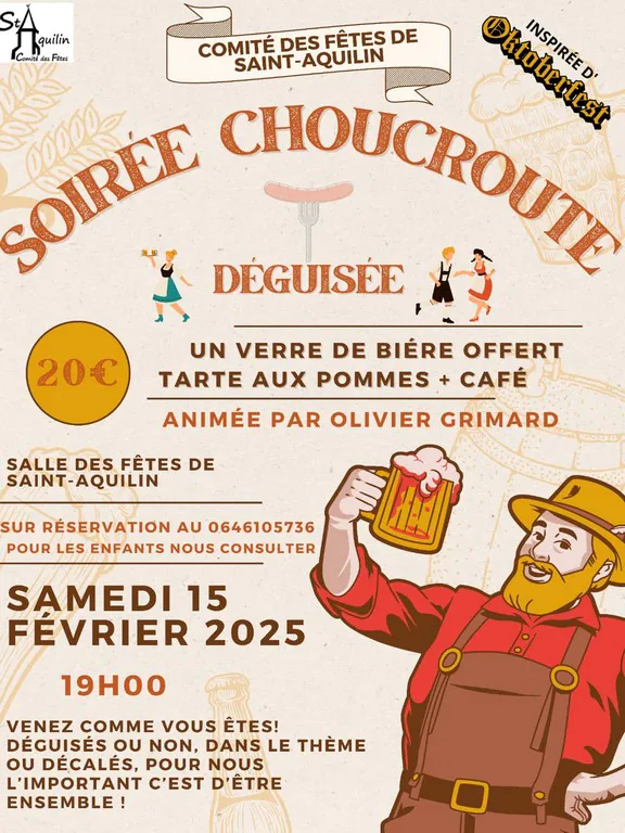 Soirée Choucroute déguisée