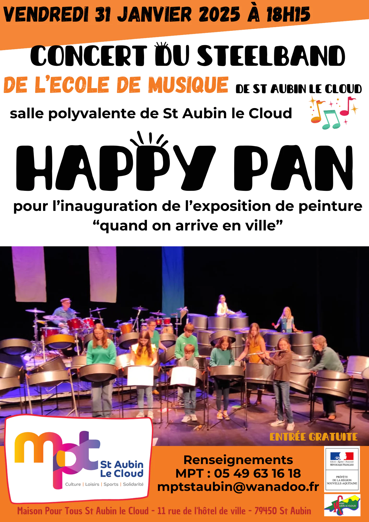 Concert Steelband Happy Pan