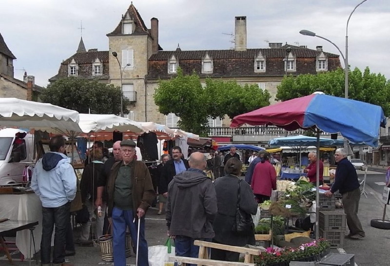 Marché à Saint-Céré