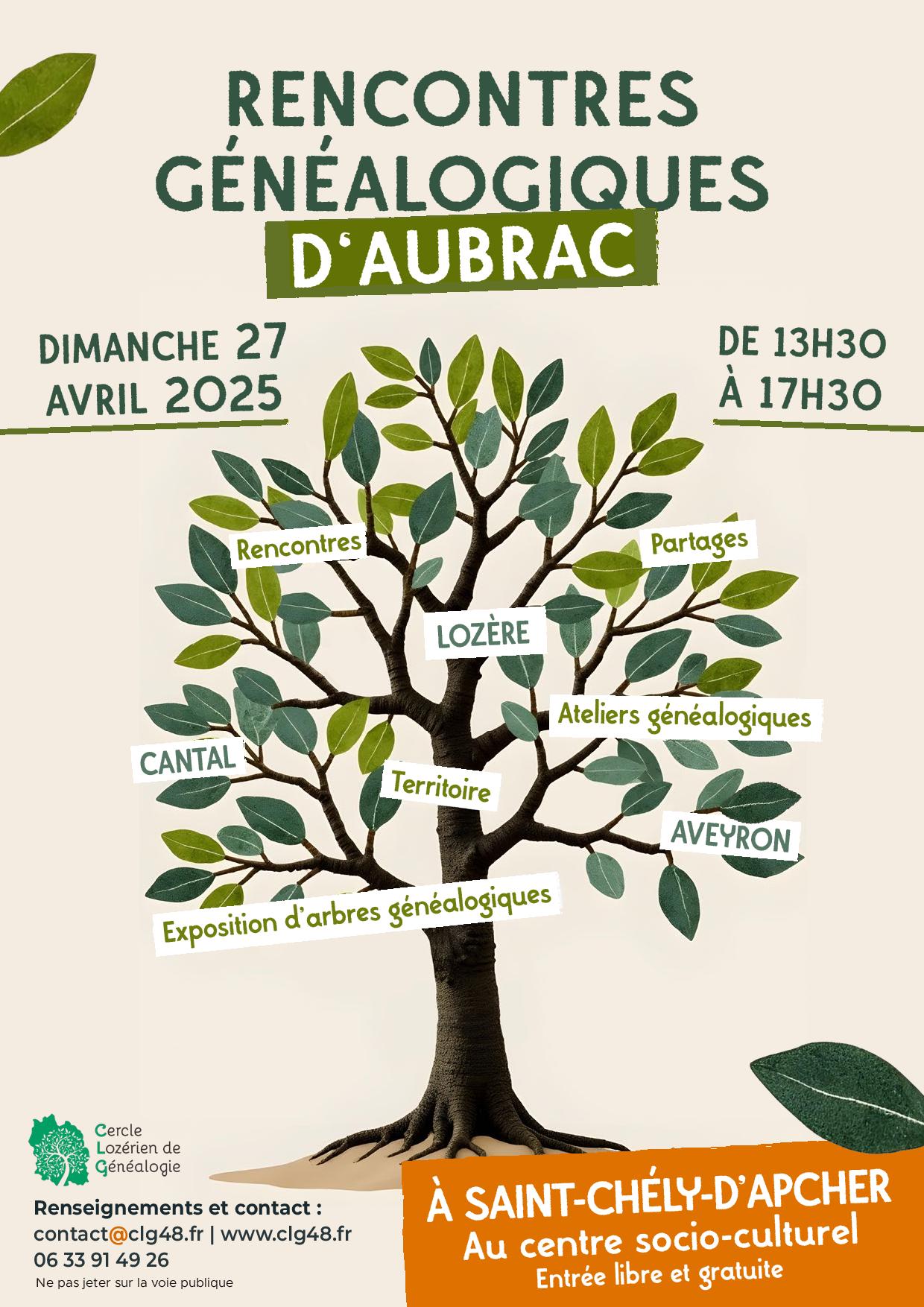 RENCONTRES GÉNÉALOGIQUES D’AUBRAC