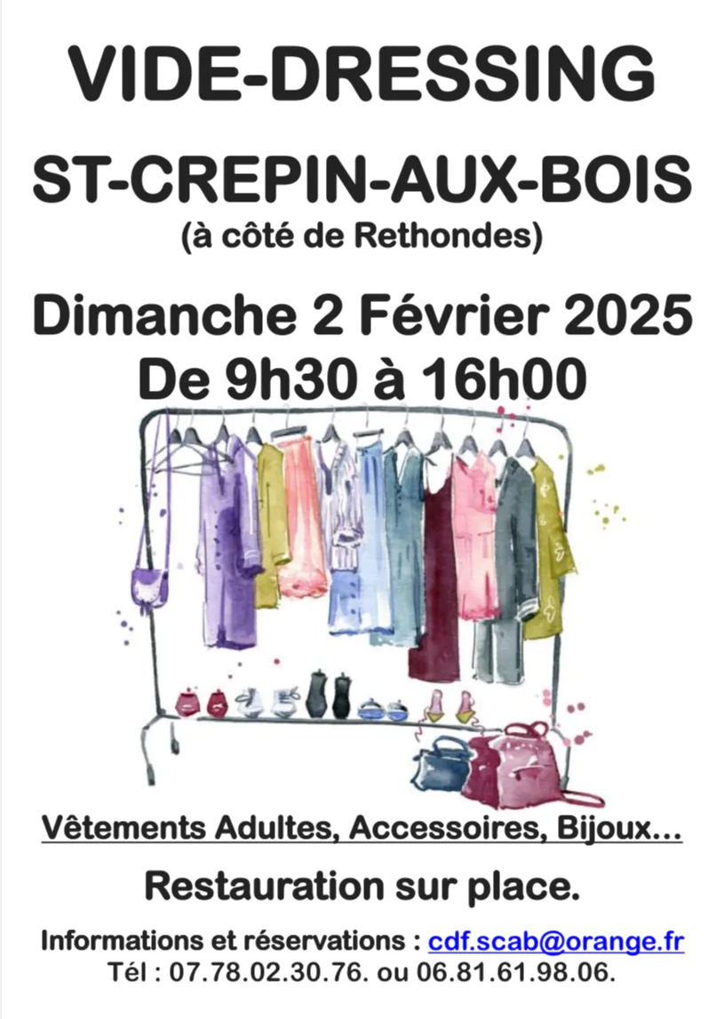 Vide dressing de Saint-Crépin-aux-Bois