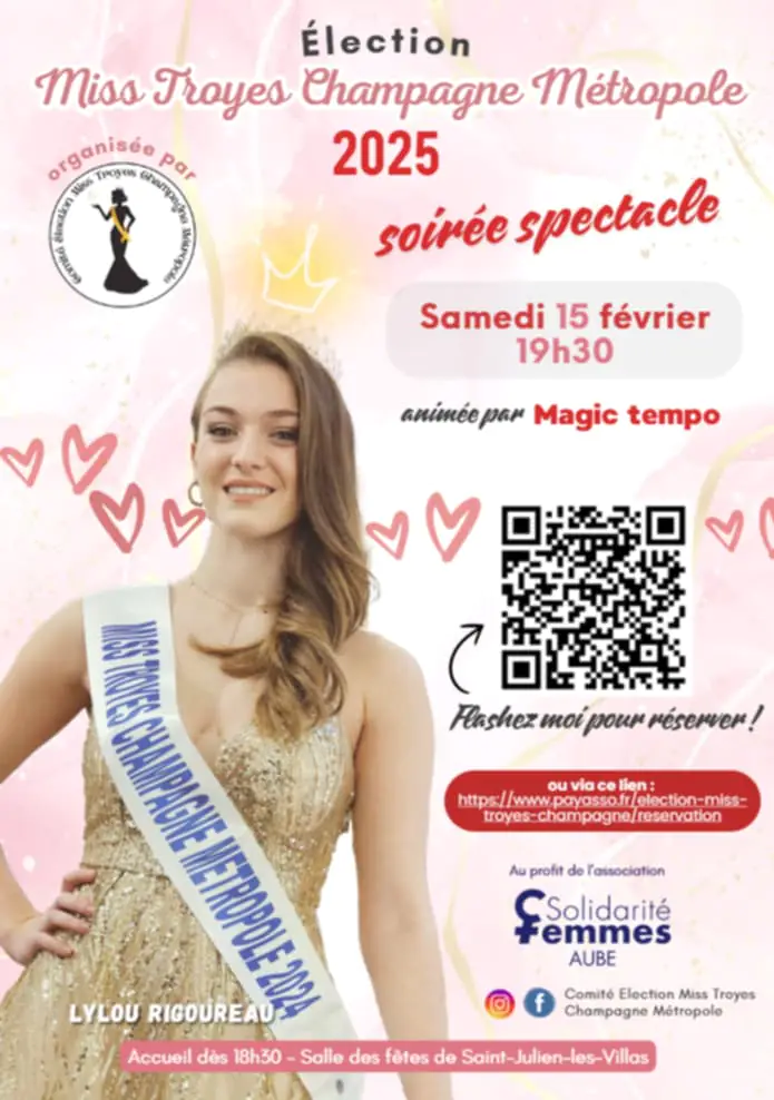 Election Miss Troyes Champagne Métropole