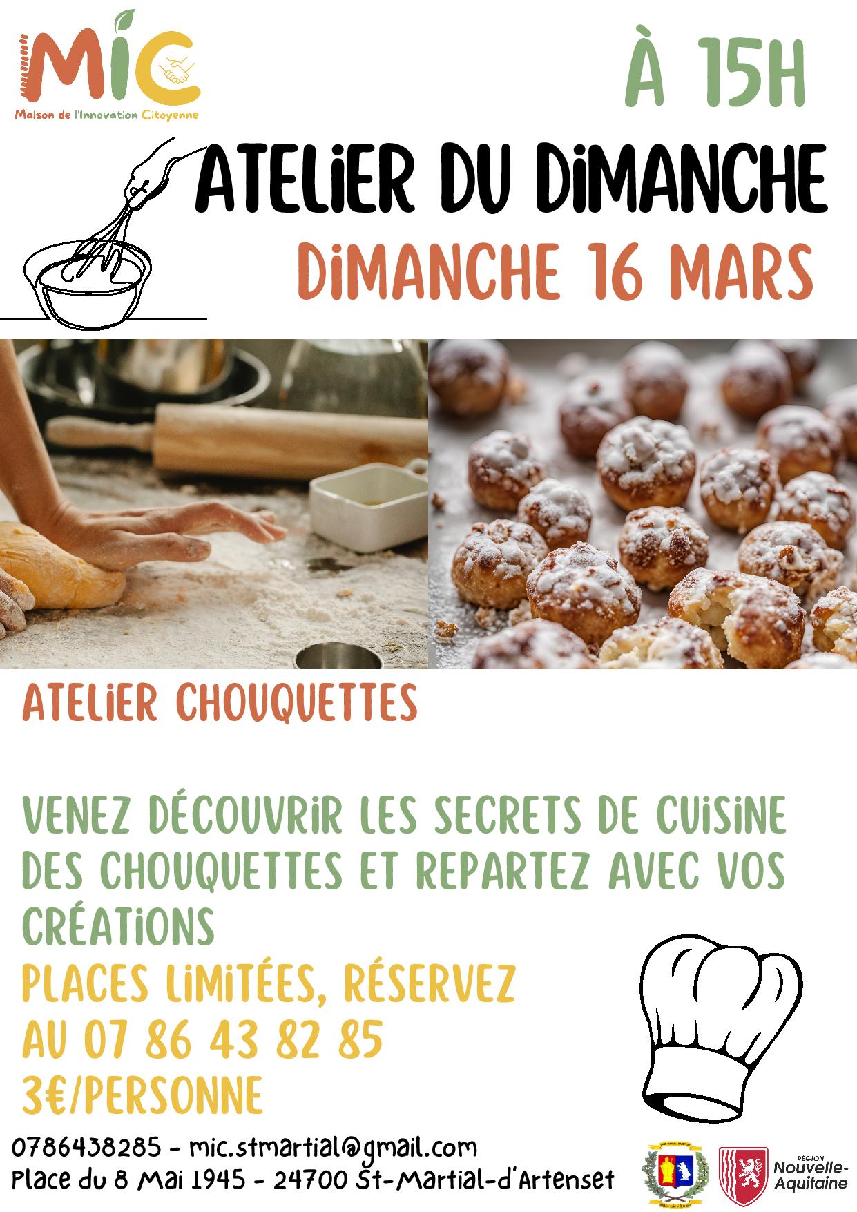 Atelier chouquettes