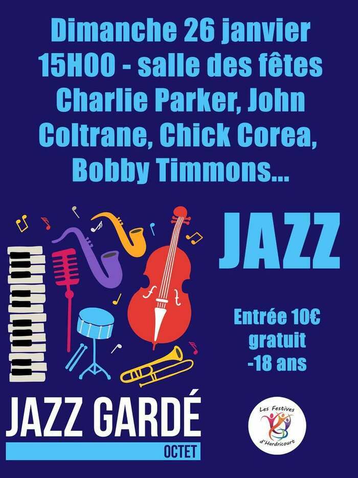 Jazz Gardé Octet Salle Polyvalente Hardricourt