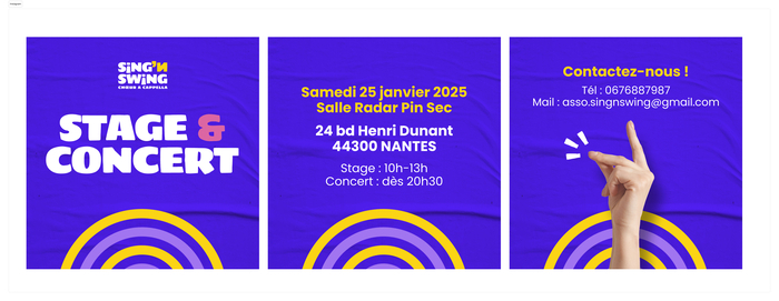 Stage et concert Salle Radar Nantes