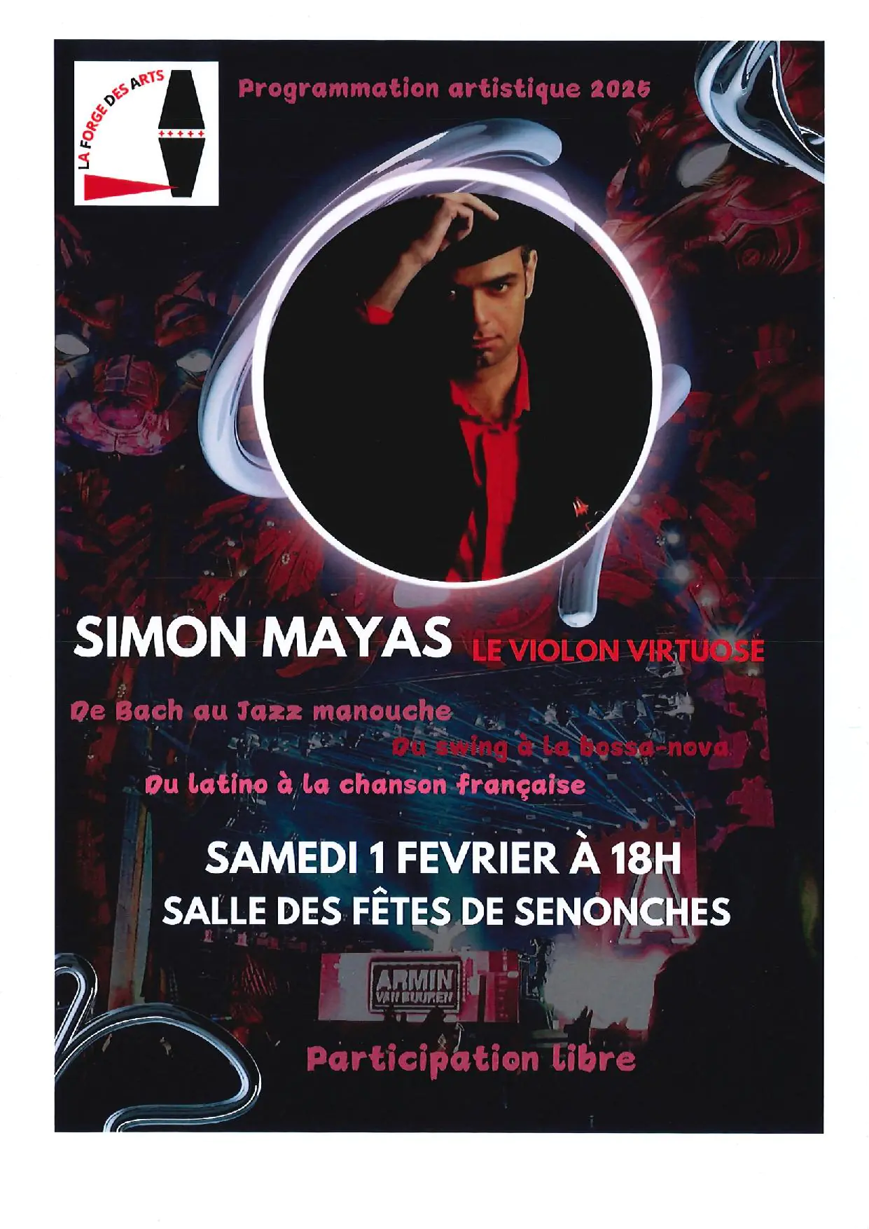 Concert de Simon Mayas le violon virtuose