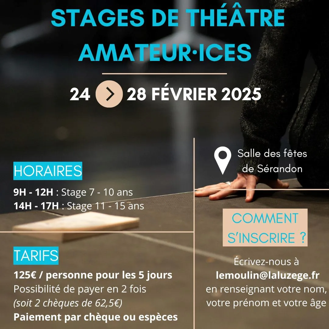 Stage de théâtre amateur