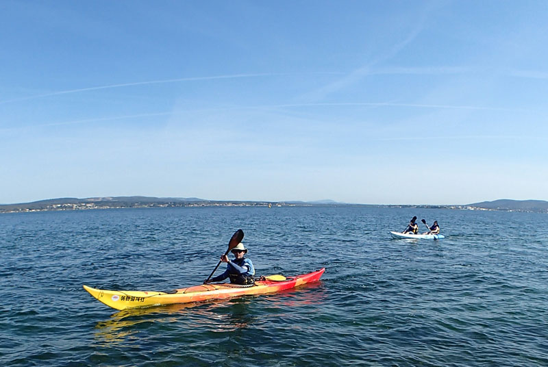 CIRCUIT SUN SETE EN KAYAK DE MER