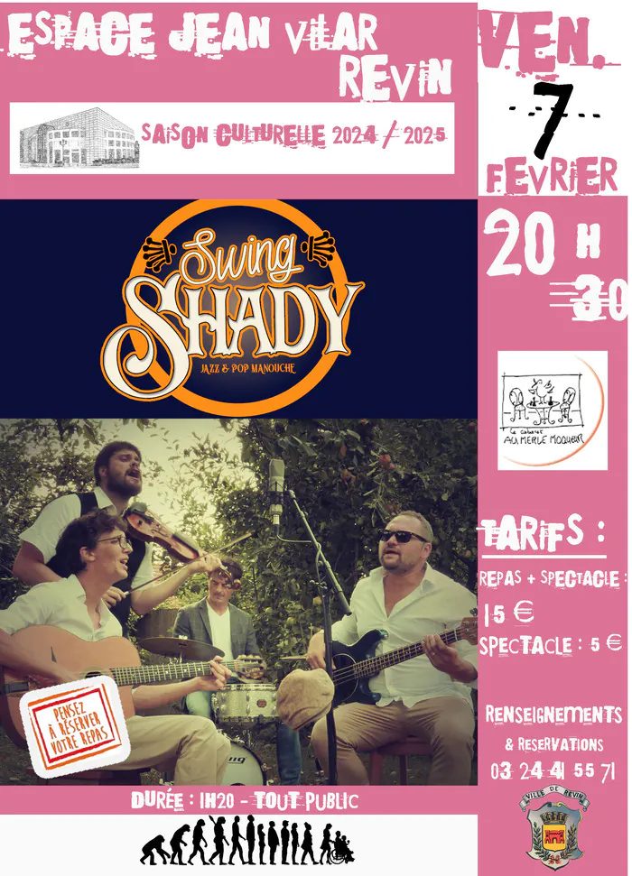 Soirée Cabaret Au Merle Moqueur – Swing Shady espace jean vilar revin Revin