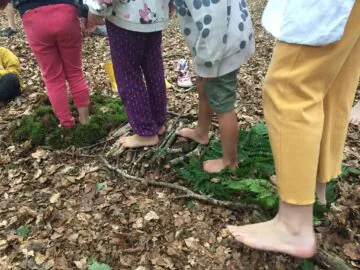 Jeux et briconature en forêt