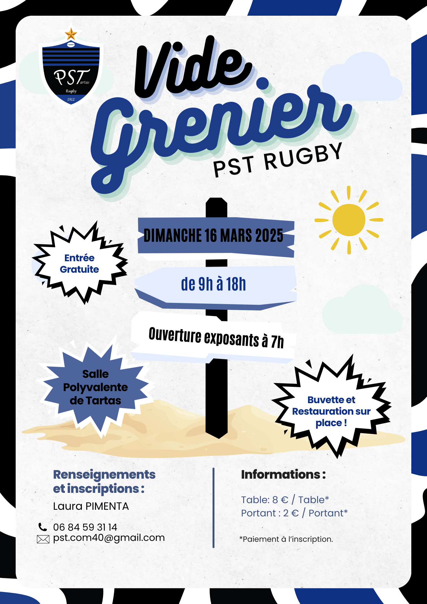 Vide Grenier de la PST rugby