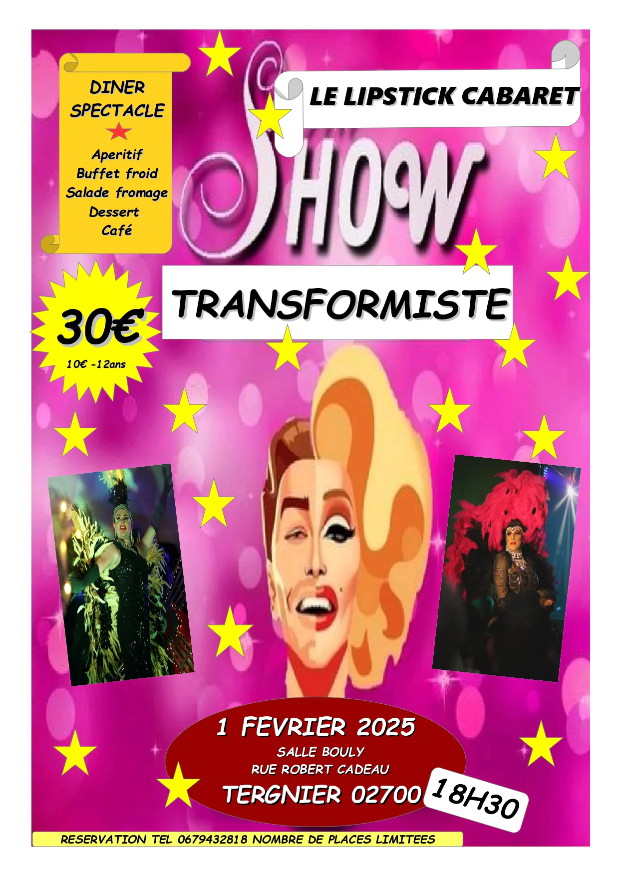 Show transformiste à Tergnier