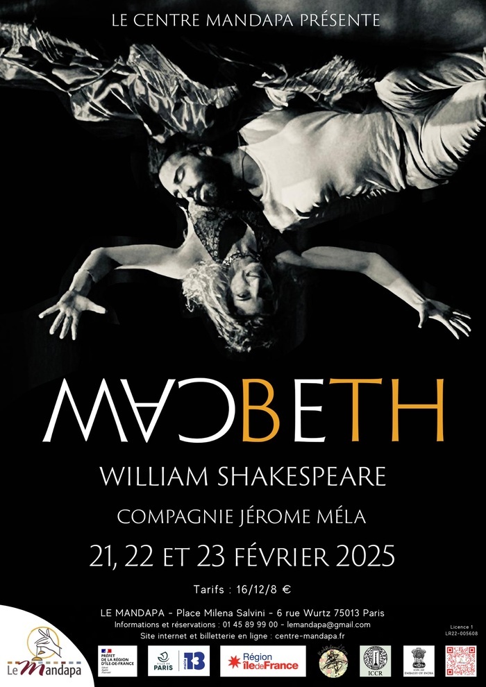 Macbeth - William Shakespeare Théâtre Mandapa Paris