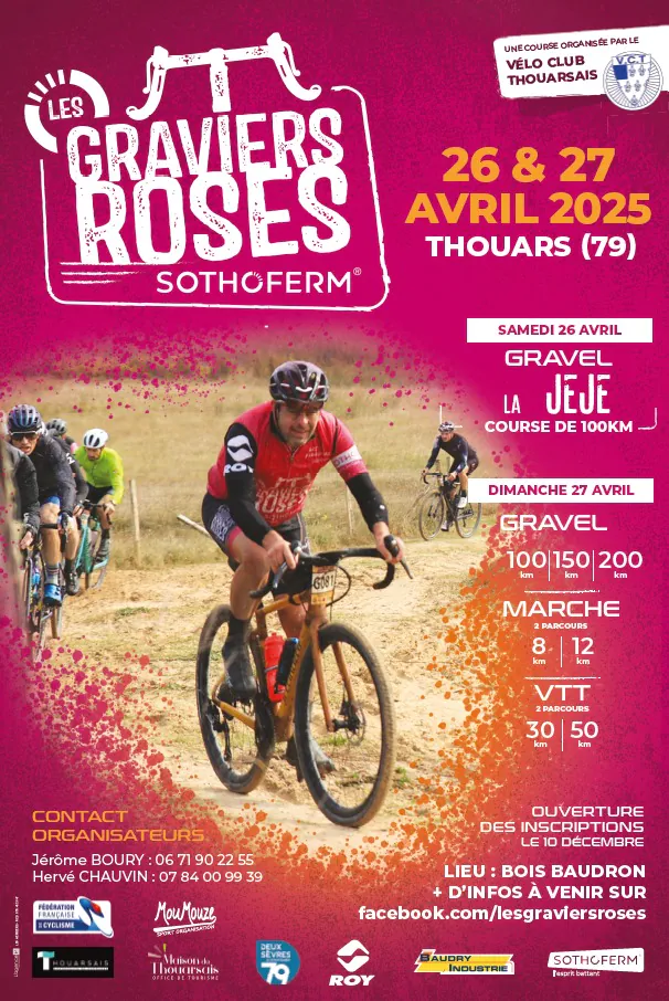 Les graviers roses