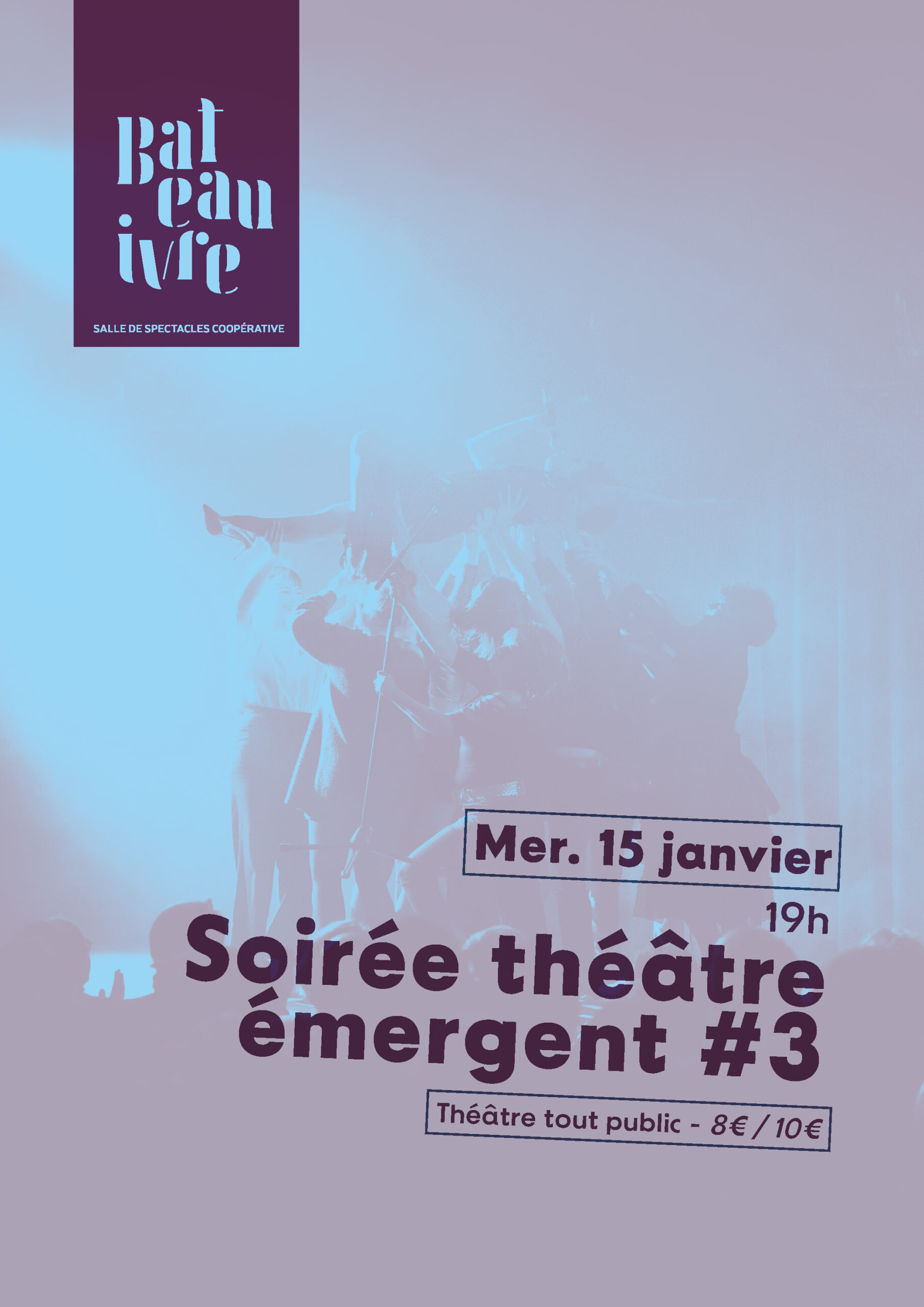 Soirée théâtre émergent Jamais je ne dirai mon nom