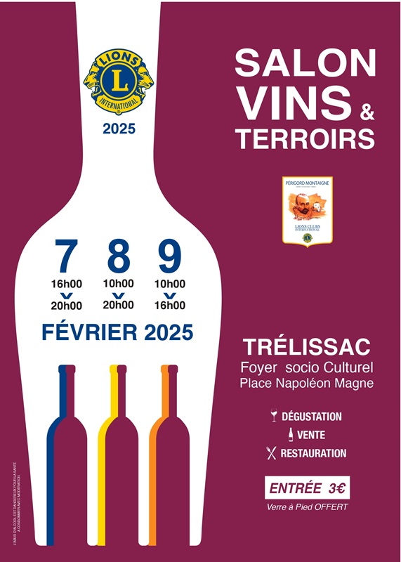 Salon VINS et TERROIRS les 7